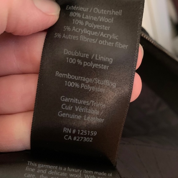 MACKAGE Wool & Leather Winter Coat/Jacket -  Small - Picture 16 of 16